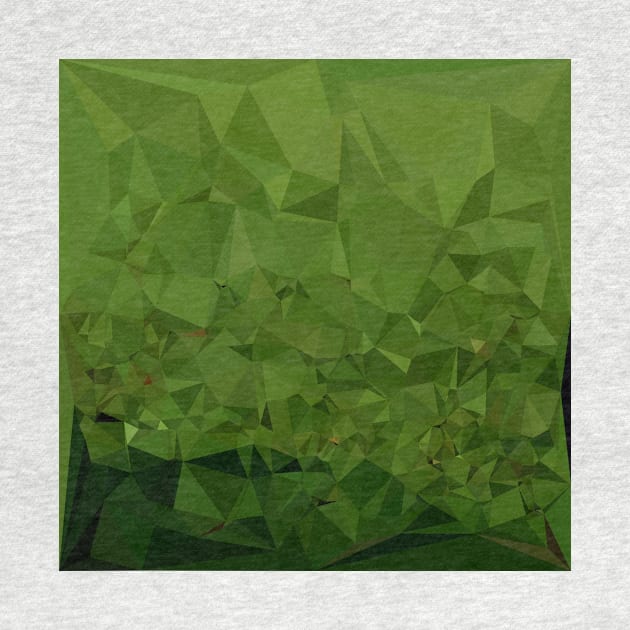 Chlorophyll Green Abstract Low Polygon Background by retrovectors